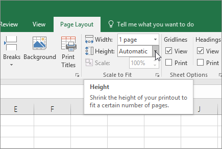 Resize excel rows
